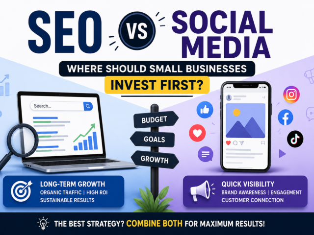 SEO vs Social Media: Where Should Small Businesses Invest First?