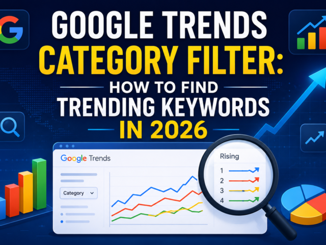 Google Trends Category Filter: How to Find Trending Keywords in 2026